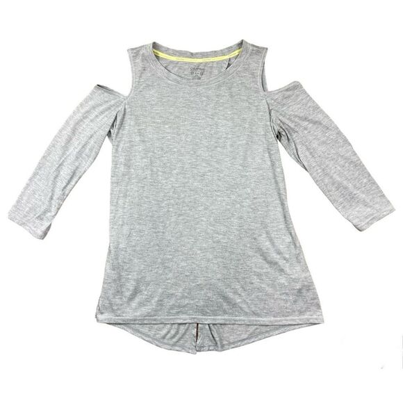 Calvin Klein Performance Tops - Calvin Klein performance grey split back cold shoulder top